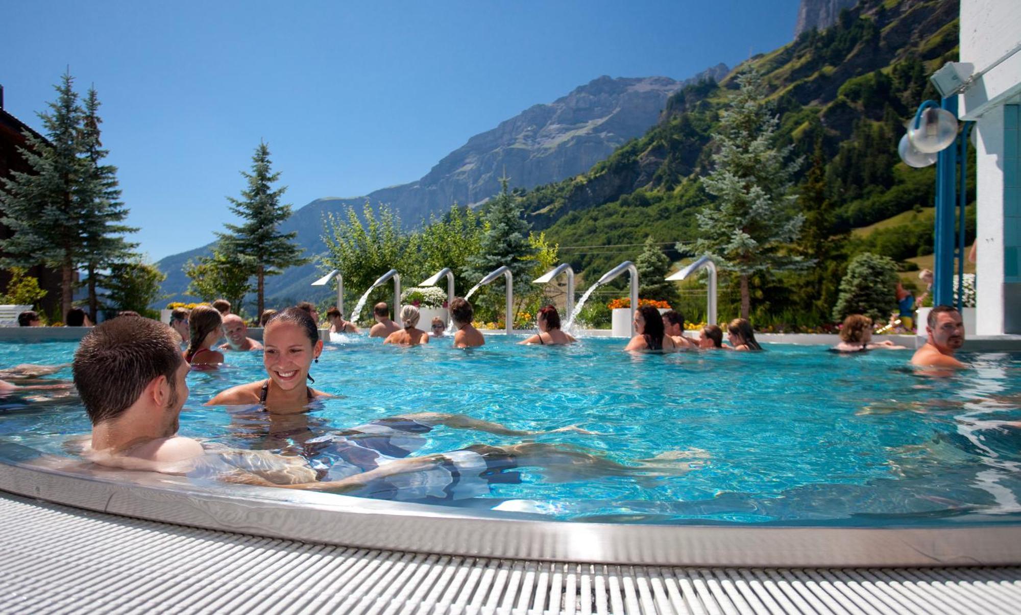 Hotel Alpenblick-Leukerbad-Therme Eksteriør bilde