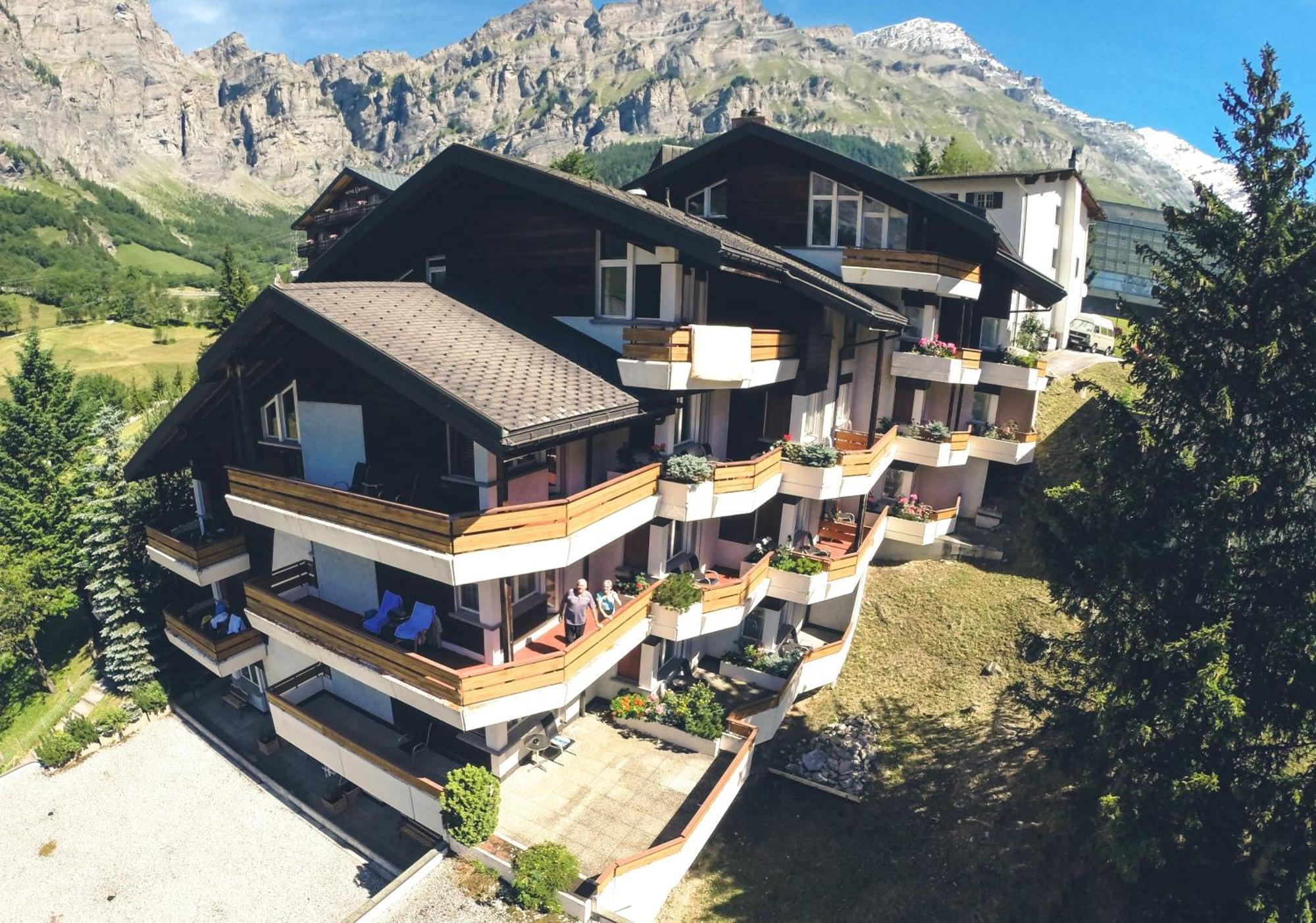Hotel Alpenblick-Leukerbad-Therme Eksteriør bilde